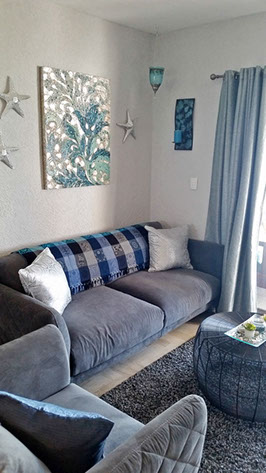 Isla Mujeres vacation rentals,&nbsp; sailfish condo #402 living room